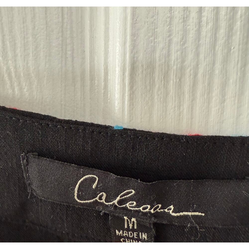 Calessa Women's Embroidered Floral Velvet Bell Sl… - image 8